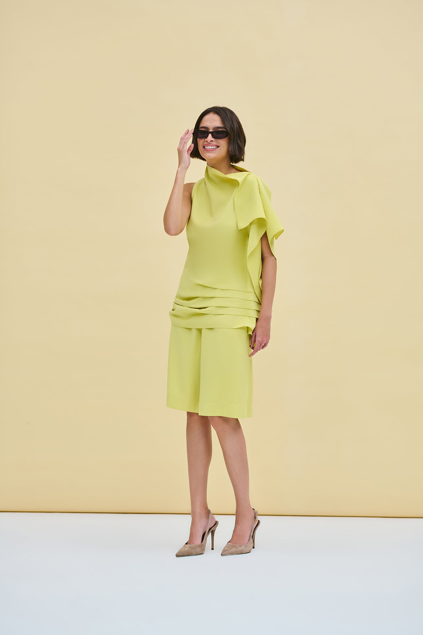 Bermuda e blusa