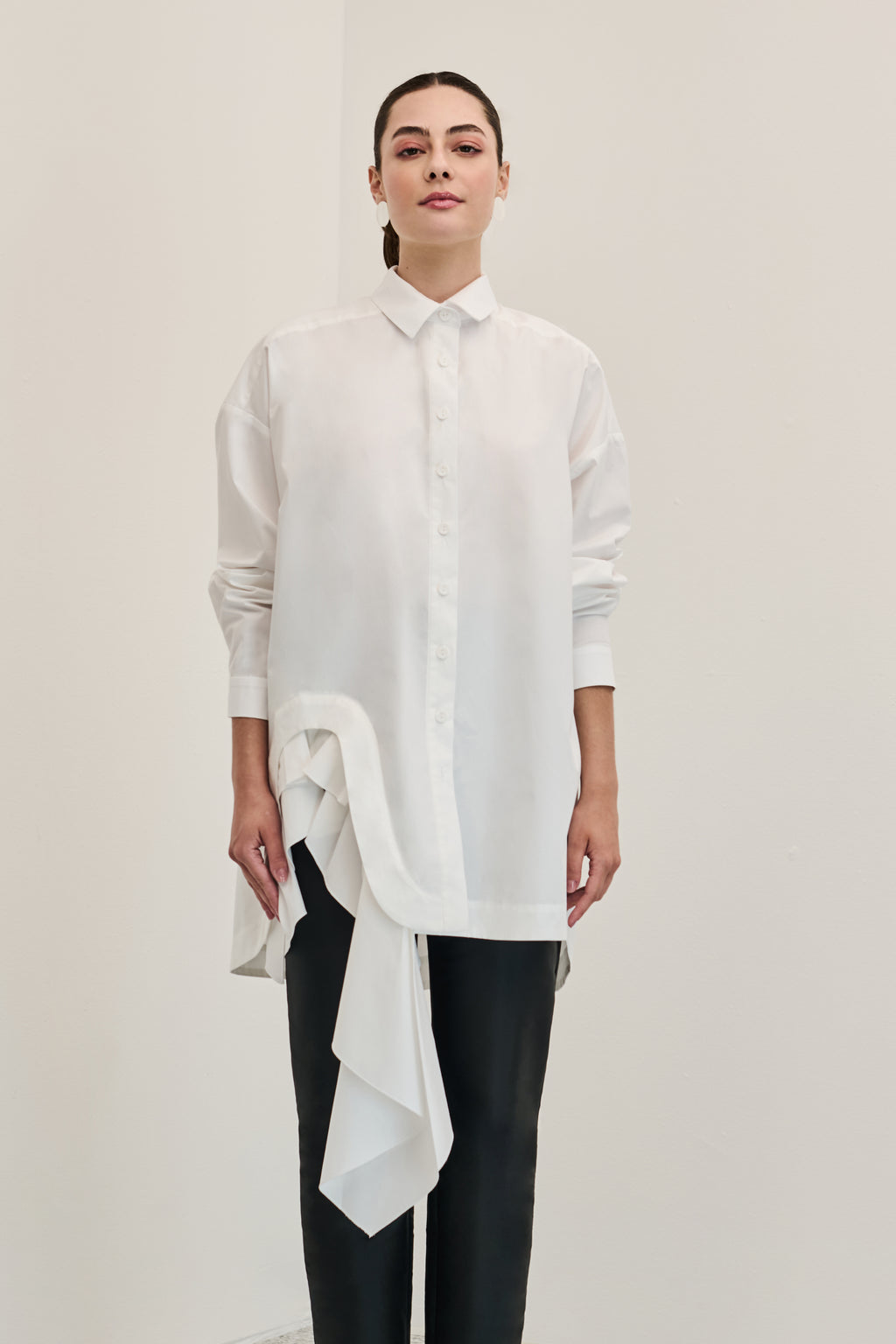 Camisa Detalhe Assimétrico