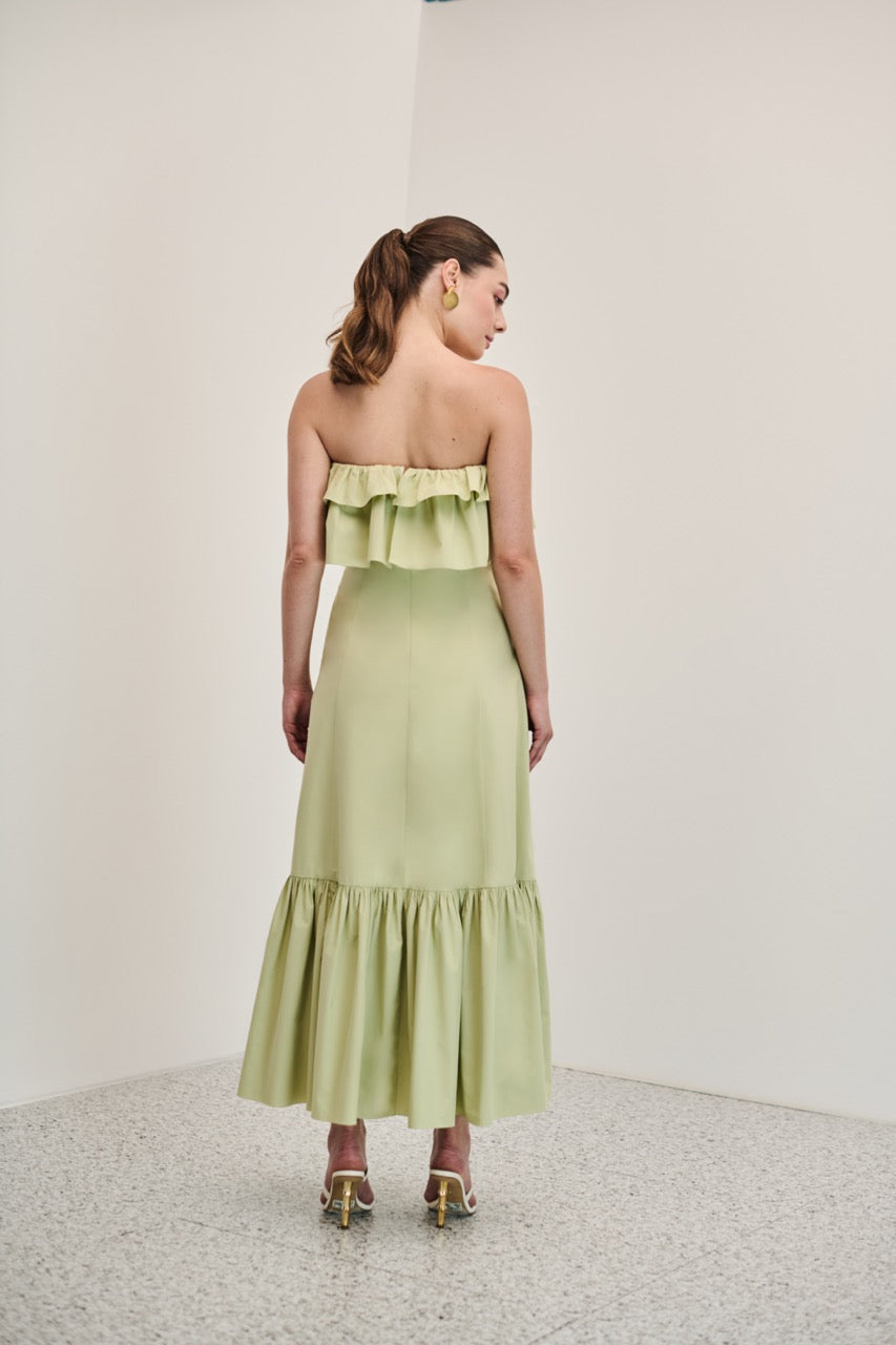 Vestido Babados