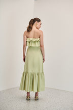 Vestido Babados
