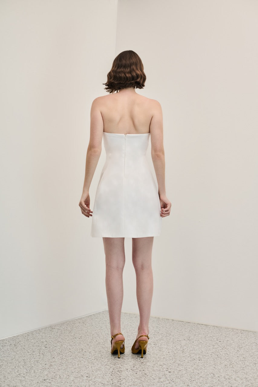 Vestido Curto Mini Esculturas