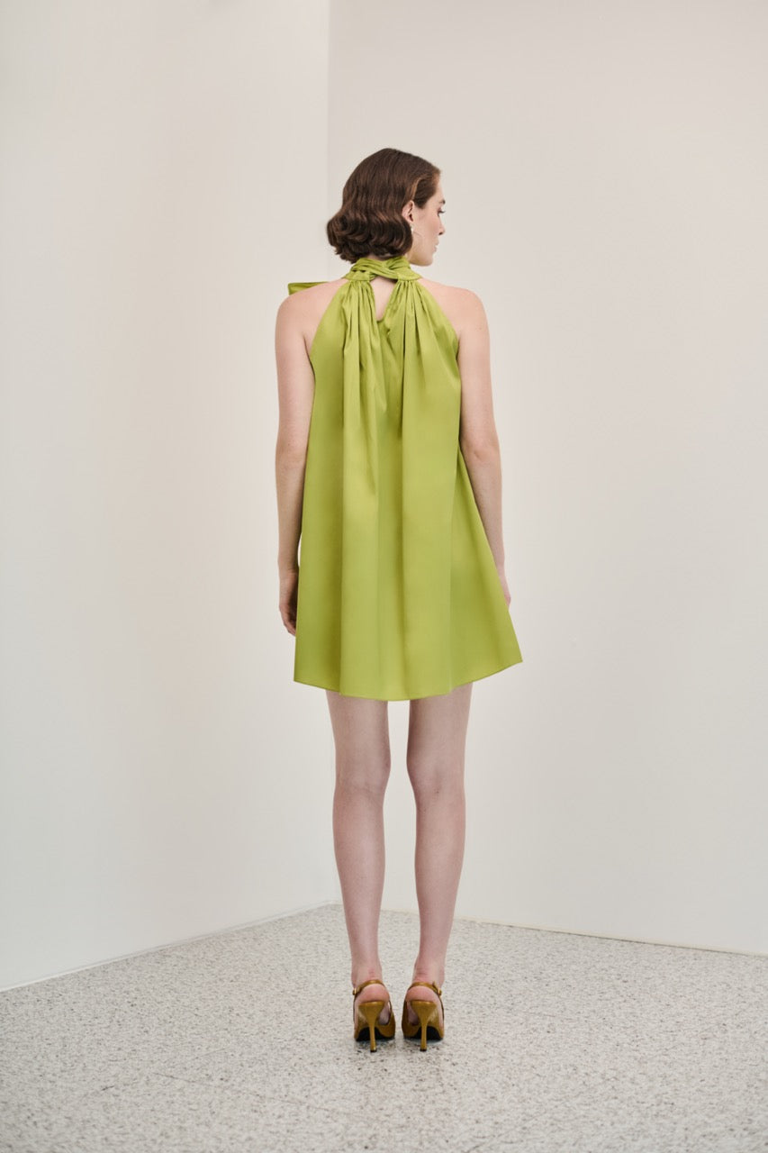 Vestido Curto Laço