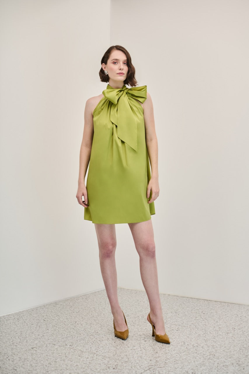 Vestido Curto Laço