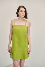 Vestido Curto Pregas