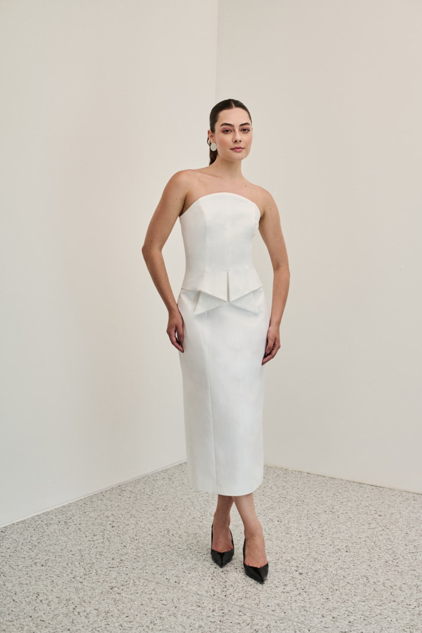 Vestido Midi Origami