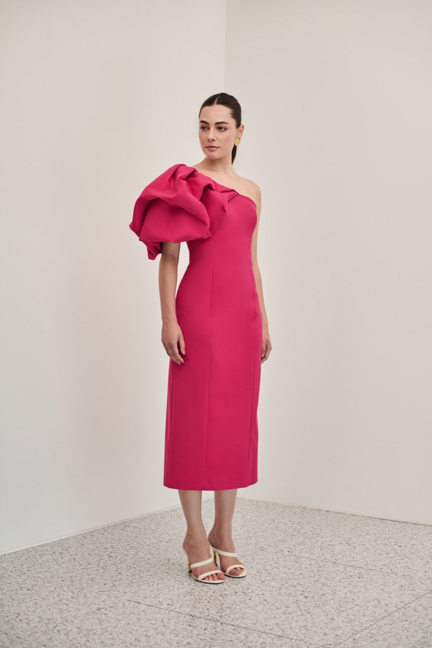 Vestido Manga Bufante