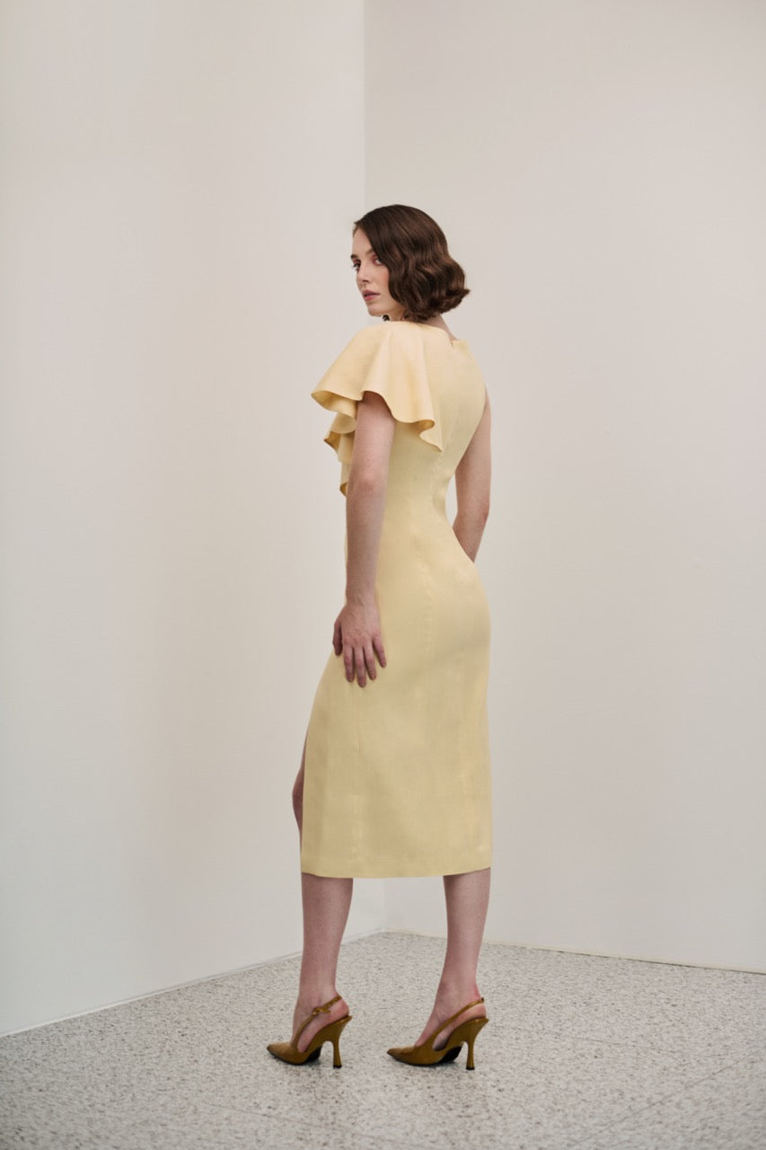 Vestido Midi Assimétrico